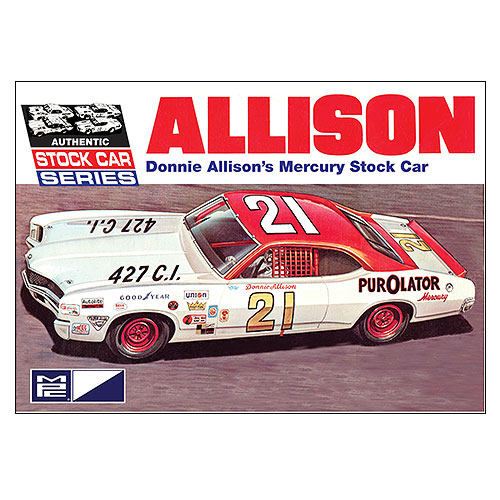 Donnie Allison’s Mercury Cyclone Stock Car 1:25 Scale Model Kit